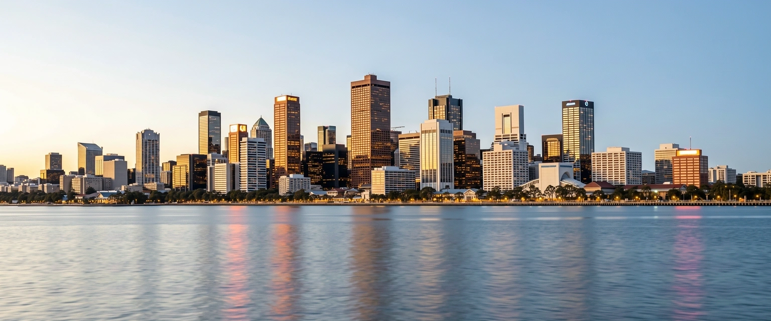 View of Darwin Financial District